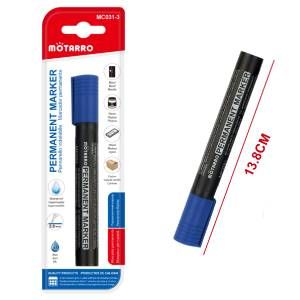 Marcador permanente azul