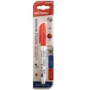 Marcador para textiles rojo