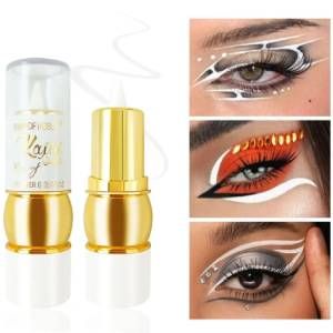 Delineador de ojos en crema blanco