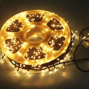 Luces de navidad amarillas de 50mts