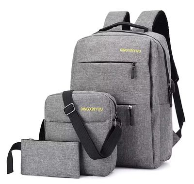 Mochilas USB set de 3 Gris