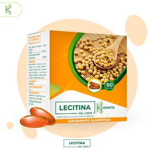 Lecitina 1200 mg 60 capsulas