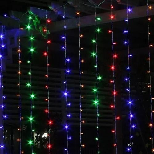 Cortina de luces de colores 3 metros
