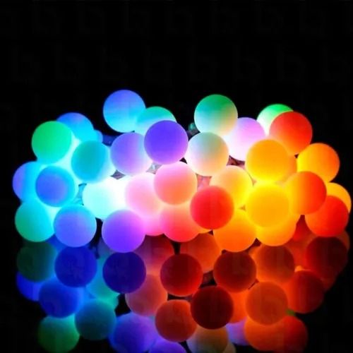 Luces navideñas colores USB bolitas