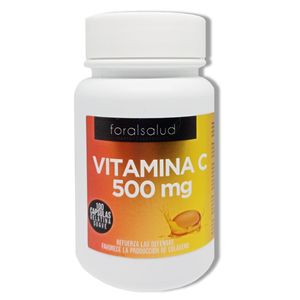 Vitamina C 500mg 100 capsulas gel