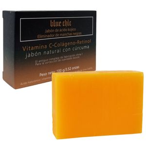 Jabon Vitamina C, colageno, retinol, curcuma
