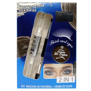 Mascara y crema de cejas 2 en 1