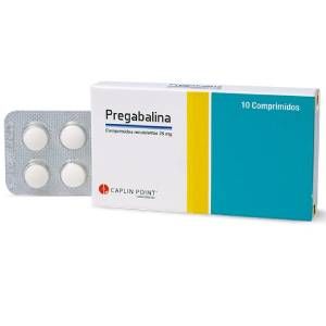 Pregabalina 75mg 10 tabletas