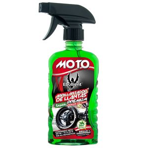 Abrillantador de llantas liquido 10 oz moto