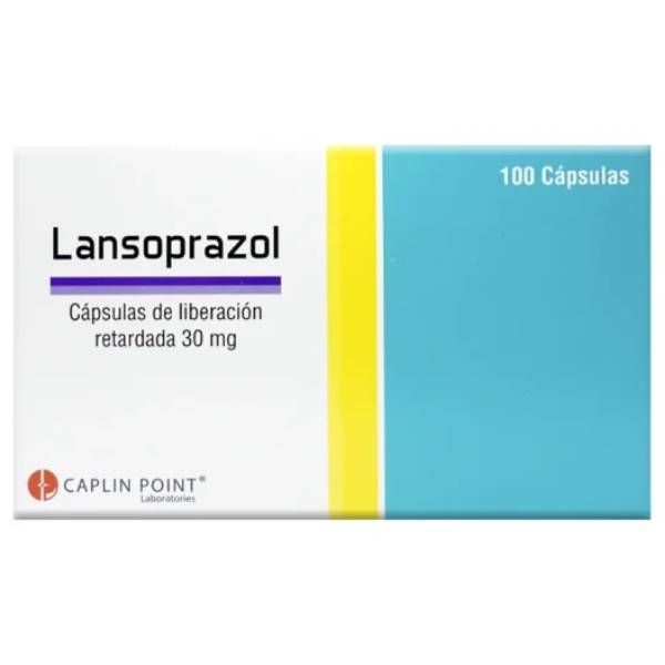 Lansoprazol 30mg 100 capsulas
