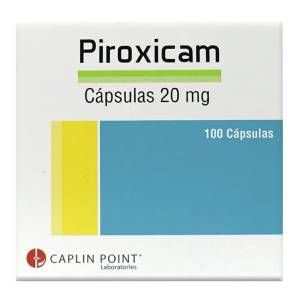 Piroxicam 20mg 100 capsulas