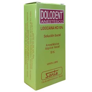 Lidocaina HCI 10% anestesico bucal