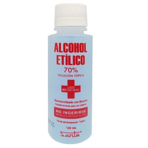 Alcohol etilico al 70% 120cc