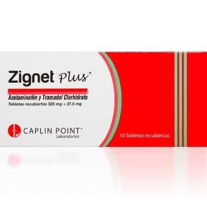 Zignet Acetaminofen + Tramadol x10