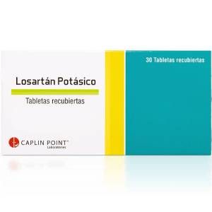 Losartan potasico 100mg 30 tabletas