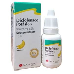 Diclofenaco potasico pediatrico 1.5% 15ml