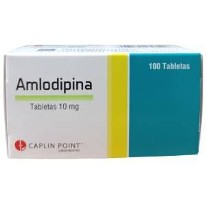 Amlodipina 10mg 100 tabletas
