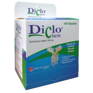 Diclofenaco 100mg 100 capsulas