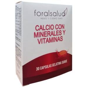 Calcio + Vitaminas 30 capsulas gel