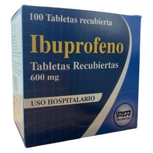 Ibuprofeno 600mg 100 tabletas