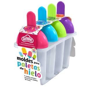 Moldes para paletas 4 unidades