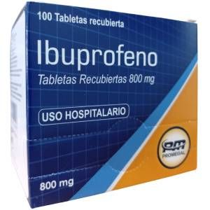 Ibuprofeno 800mg 100 tabletas