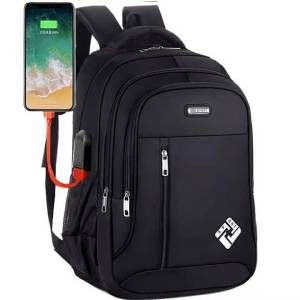 Mochila Sport USB 16&quot; Negro