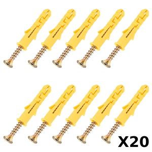 Tornillo para madera con tarugo 20 piezas