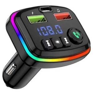 Transmisor bluetooth carga rapida 4 en 1