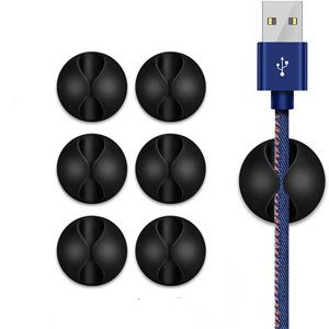 Organizador de cables 6 piezas