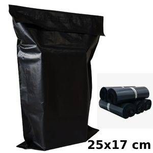 Bolsas negras con pegamento x100