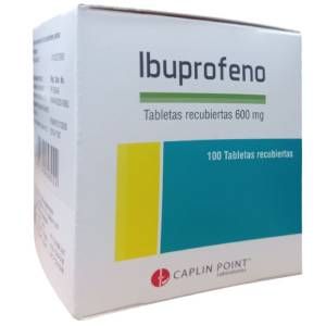 Ibuprofeno 600mg 100 tabletas