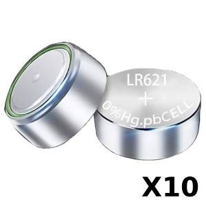 Baterias LR621 10 unidades