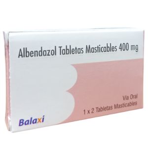 Albendazol 400mg 2 tabletas