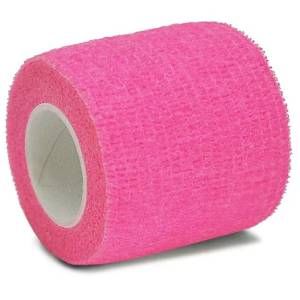 Vendaje cohesivo coban rosado