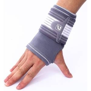 Muñequera con banda y pulgar L