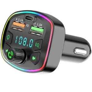 Transmisor bluetooth carga rapida 4 en 1