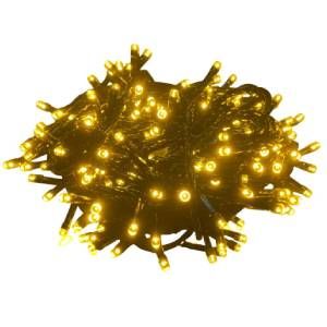 Luces navideñas amarillas 11 metros