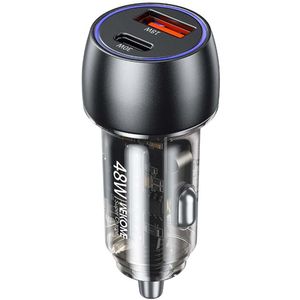 Cargador doble muy rapido para carro 48W