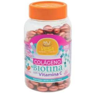 Colageno + biotina 100 capsulas