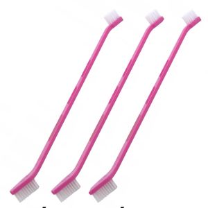 Cepillos de dientes 3 piezas rosado