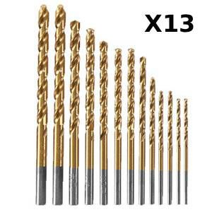 Brocas de metal 13 piezas