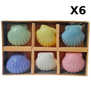 Jabon de conchitas 6 unidades