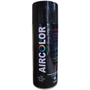 Pintura en spray 400ml negra alta temperatura