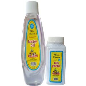 Set de aceite y talco para bebe