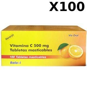 Vitamina C 500mg 100 masticables