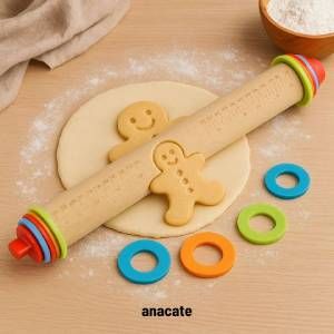 Set de rodillo con anillos de espesor x8