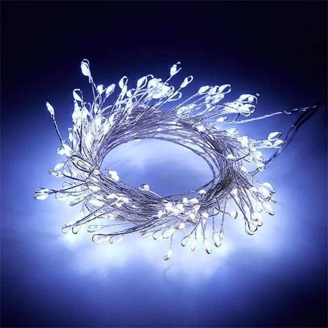 Luces LED de alambre 13.5 mts blancas