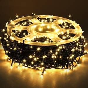 Luces LED 50 metros amarillas