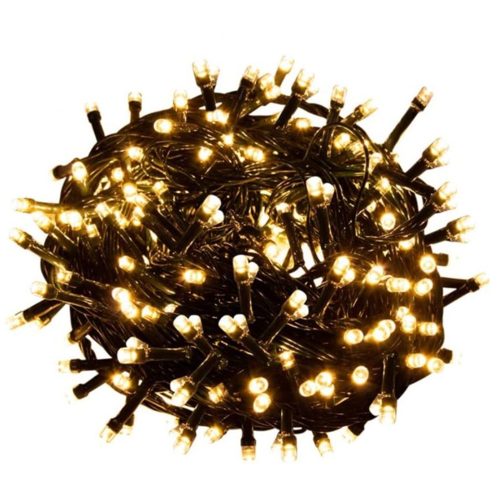 Luces LED de 11 metros amarillas